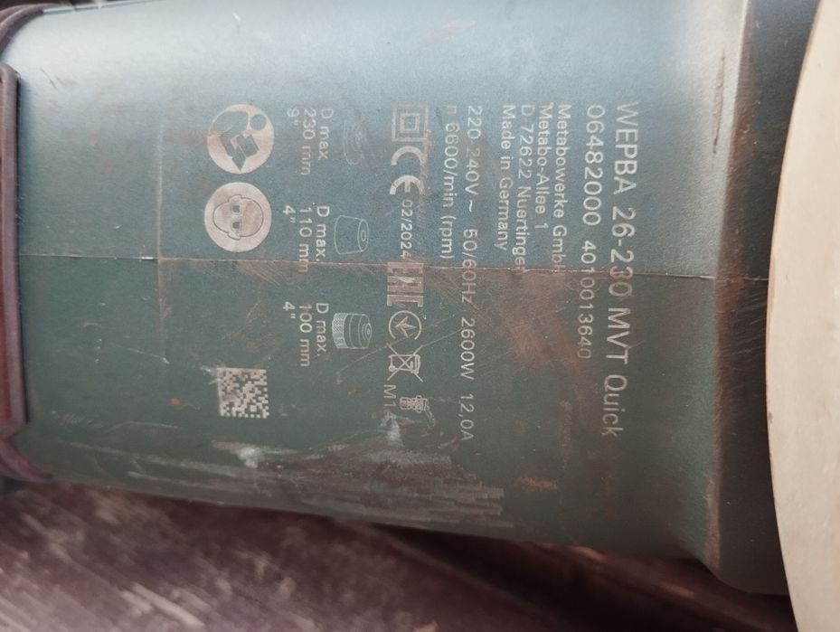 Polizor Unghiular Metabo WEPBA 26-250 MVT