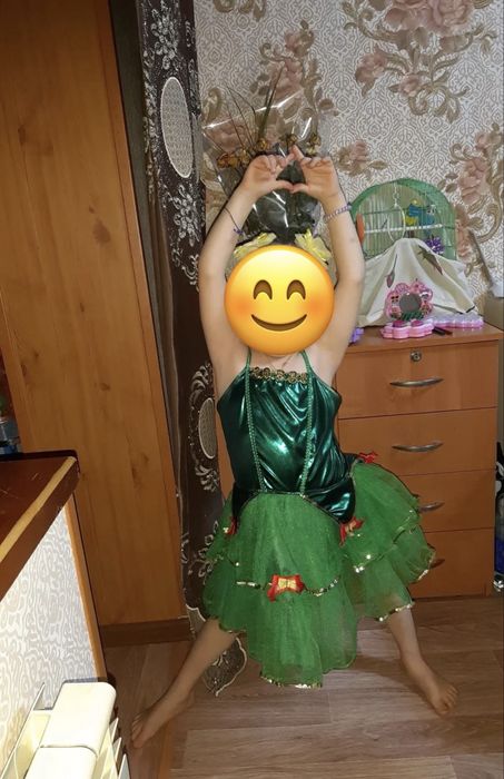 Новогоднее платье ёлочка