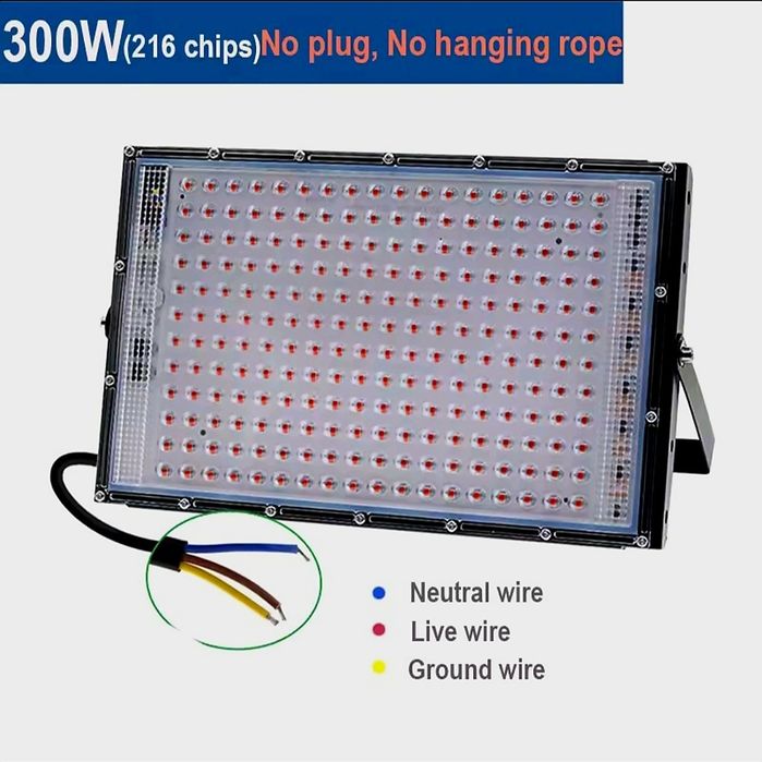 100w,200w,300w Прожектор за бърз растеж,Разсад,Фито лампа,Растения,Лед