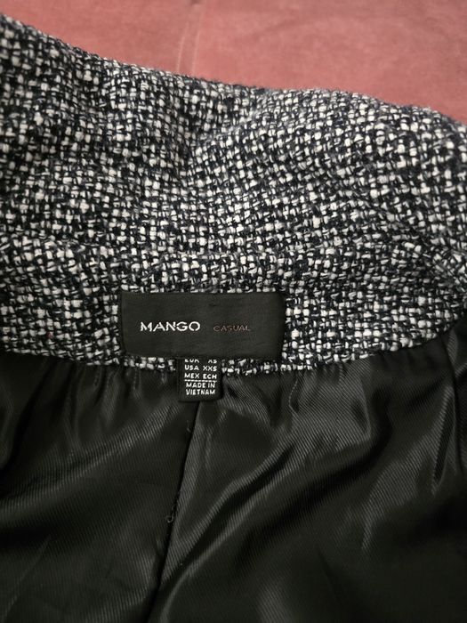 palton Mango gri