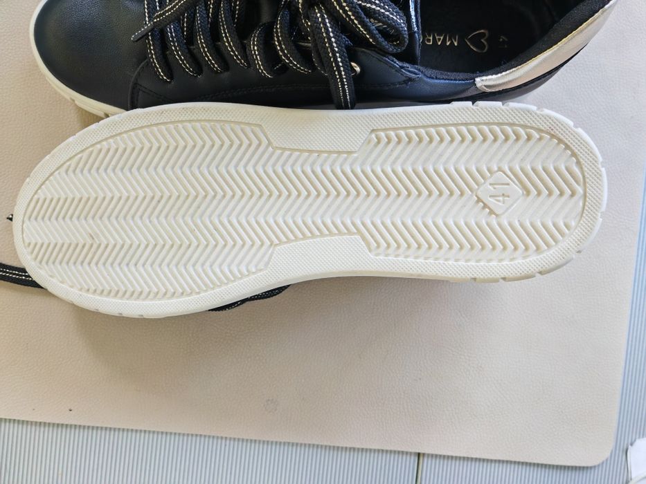 Marco Tozzi lether strap-Sneakers
