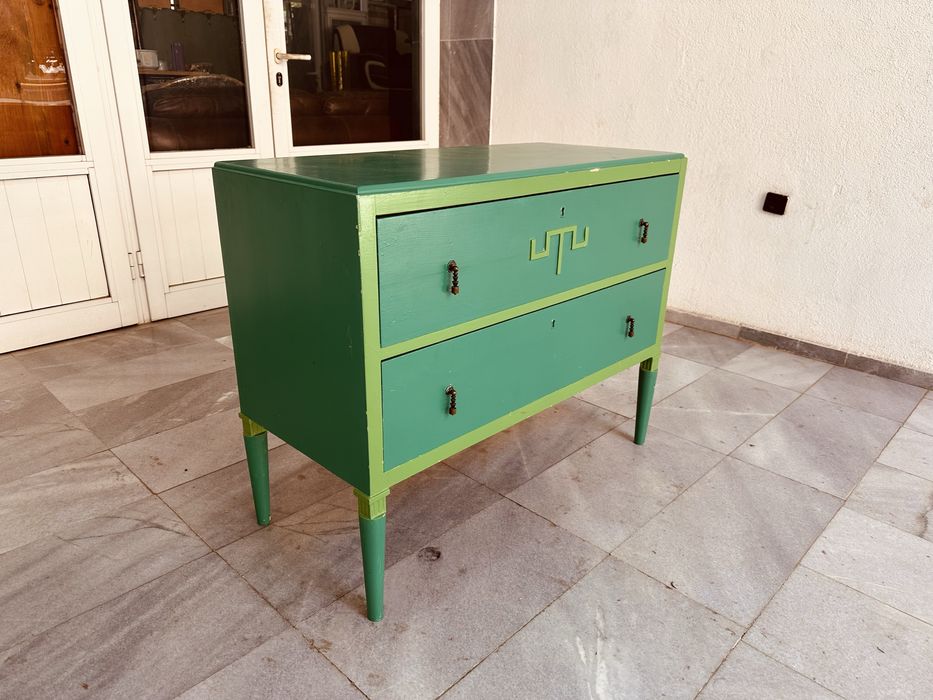 Винтидж скрин / шкаф – скандинавски стил (Швеция, mid-century)