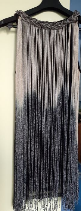 Официална рокля с камъни Сваровски;    Рокля с ресни