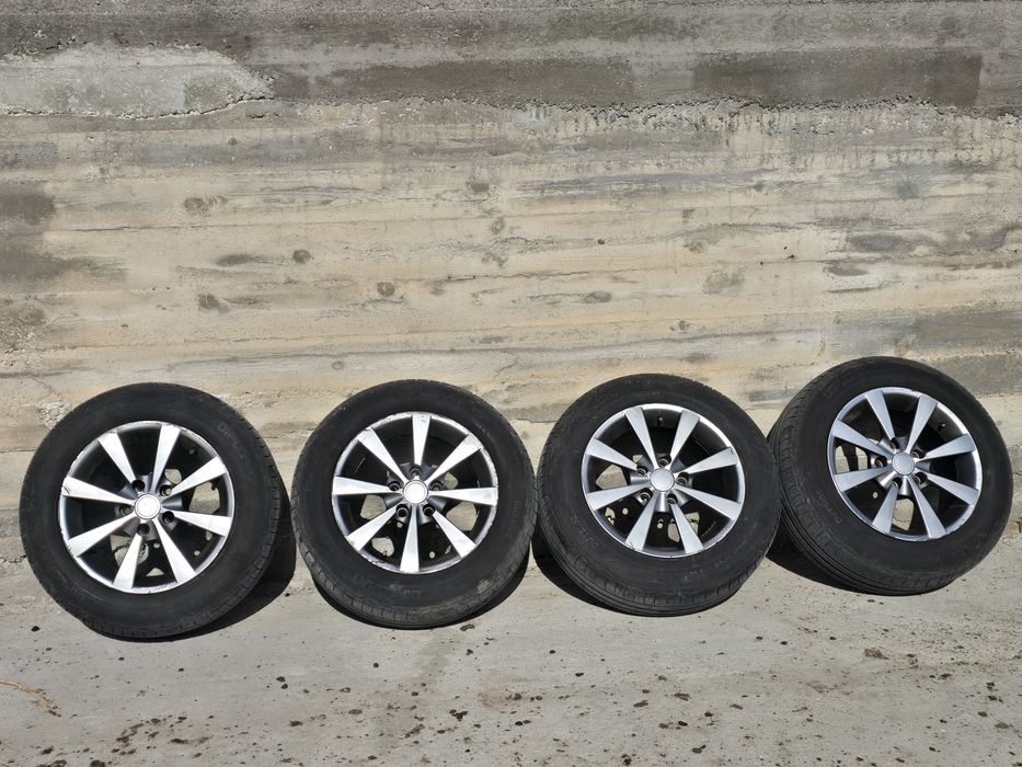 Алуминиеви джанти 15" 5x112 с летни гуми 195/65/15