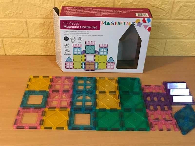 Set constructie magnetic Castel 23 piese