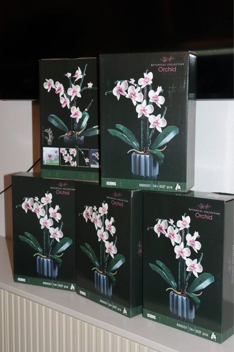 Лего конструктор цветок орхидея