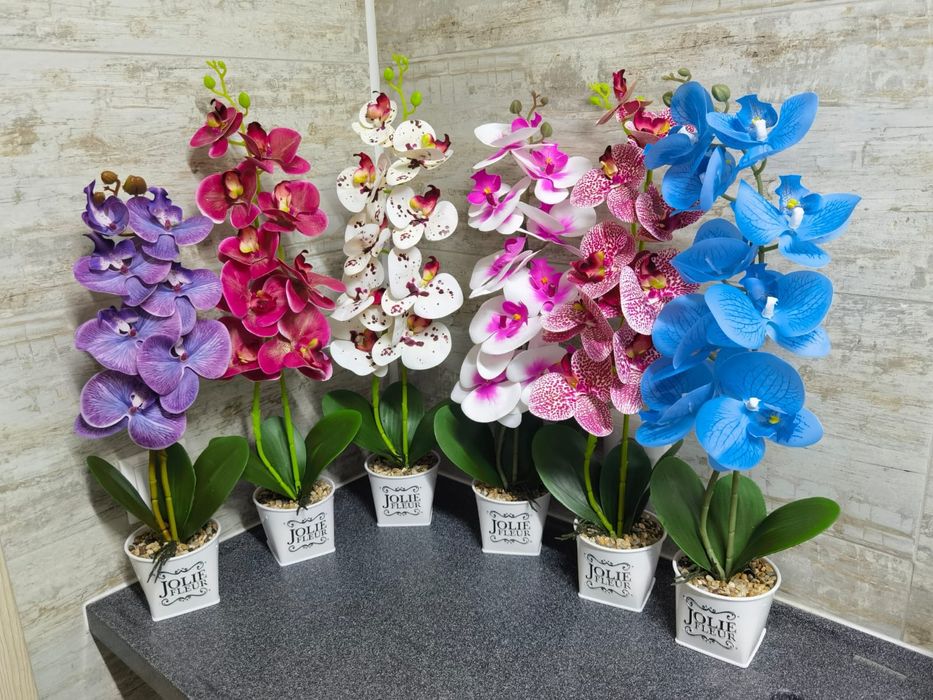 Орхидея искусственная 50см