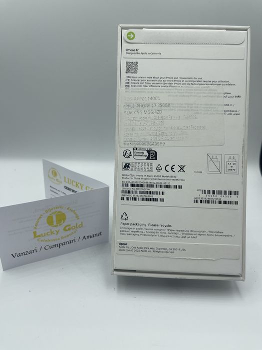 Iphone 17 Neactivat 256GB / 100% Bat FACTURA/GARANTIE #53655