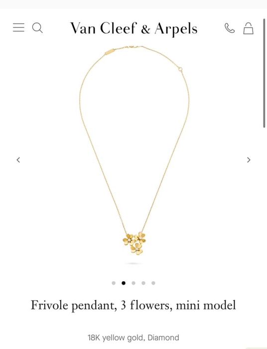 Позлатени бижута “Frivole” by Van Cleef & Arpels