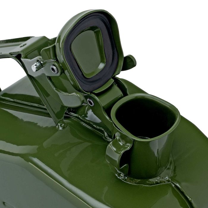 Канистра для ГСМ, металлическая, 5 литров Stels(Сертификат УЗСТАНДАРТ)