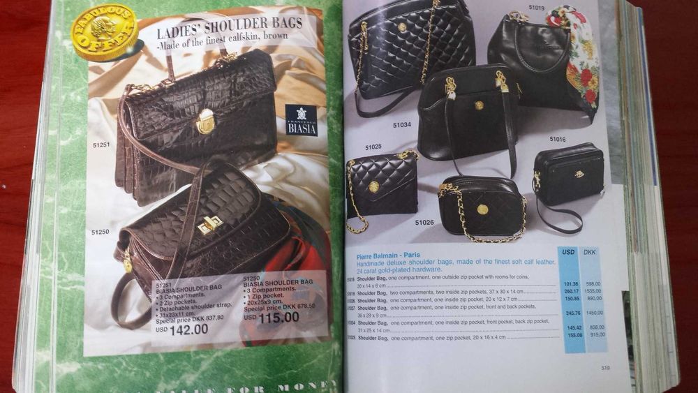 Винтажный каталог Peter Justesen Duty Free 1997