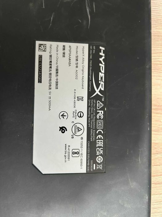Игровая клавиатура HyperX Origin 100%