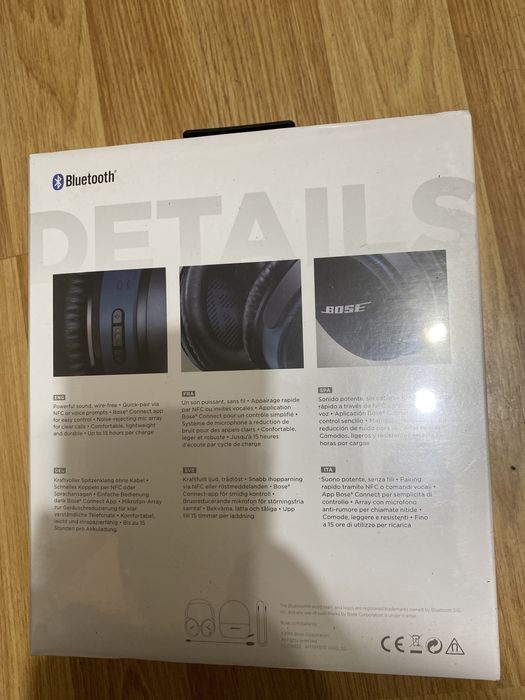 Casti Audio Over the Ear Bose SoundLink AE2, Wireless, Bluetooth, Micr
