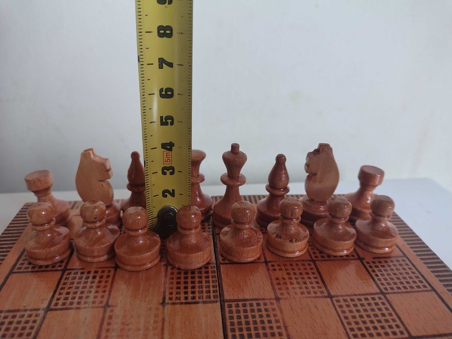 Страхотен Стар Дървен Шах