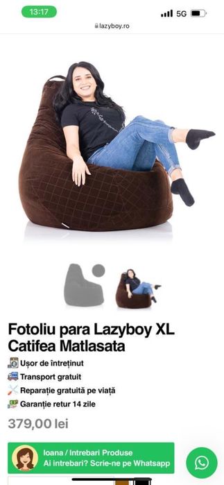 Set Fotolii LazyBoy XL