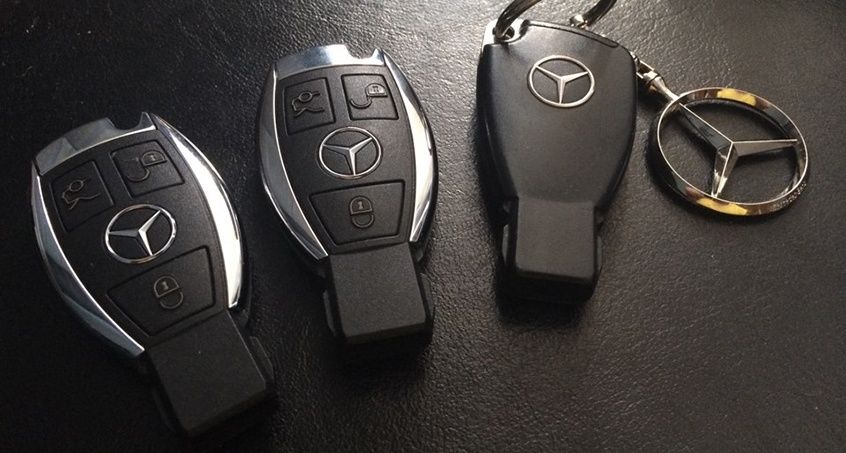 Ключ рыбка Mercedes — изготовление и программирование