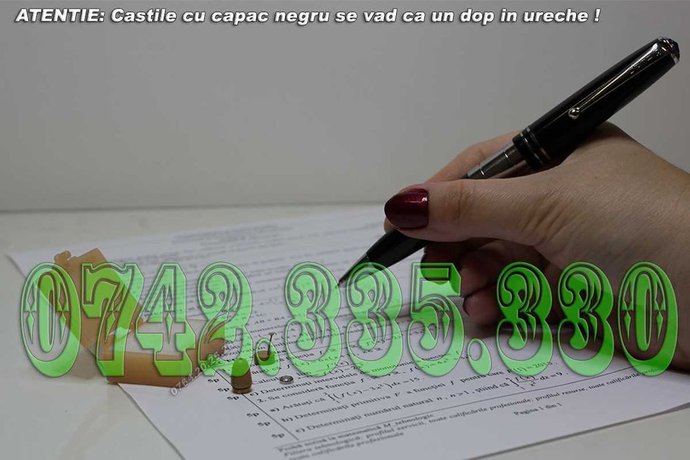 Pix de copiat cu SIM + casca de copiat --- functioneaza fara telefon