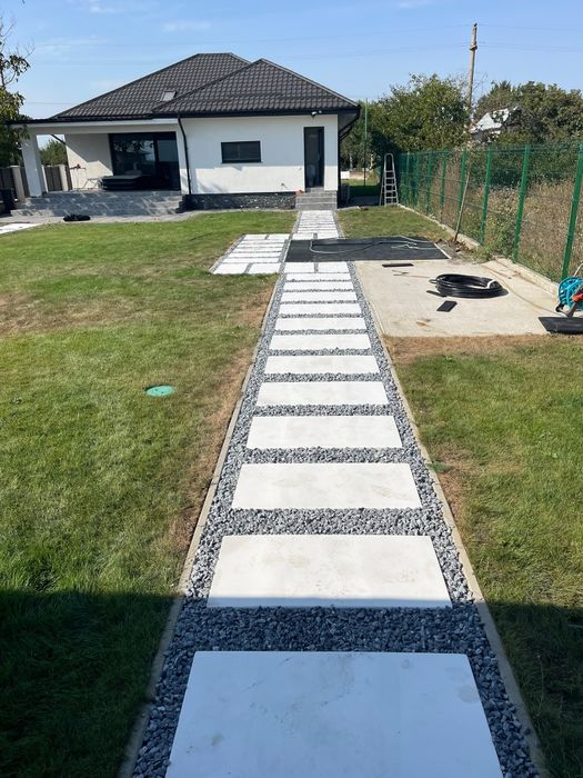 Capace gard,palari ,intervale ,coame gard ,dale beton armat ,pasi japonezi, prefabricate
