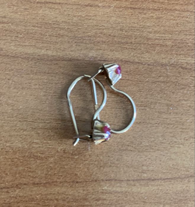 Серги детские. Золото