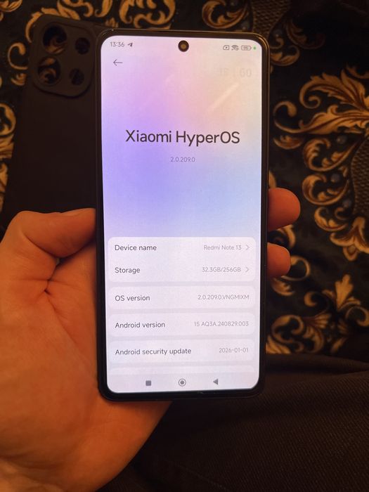 Redmi note 13 256 Gb black