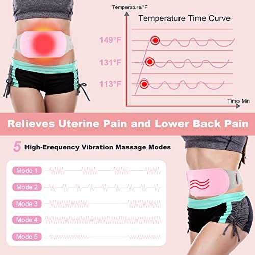 Масажиращ и загряващ колан за менстурални болки WPB 01