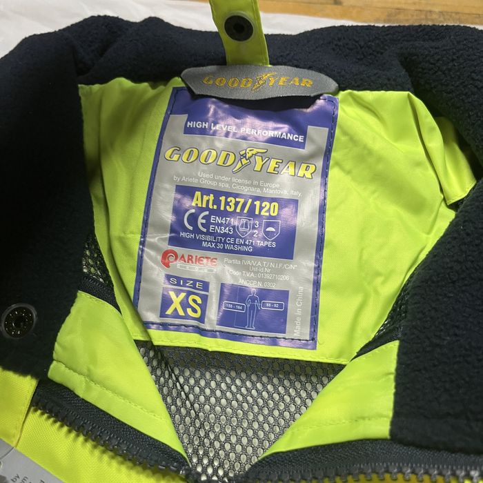 Jachetă de Protecție Goodyear Hi-Vis – Art. 137/120 – Mărimea XS – Nouă cu Etichete