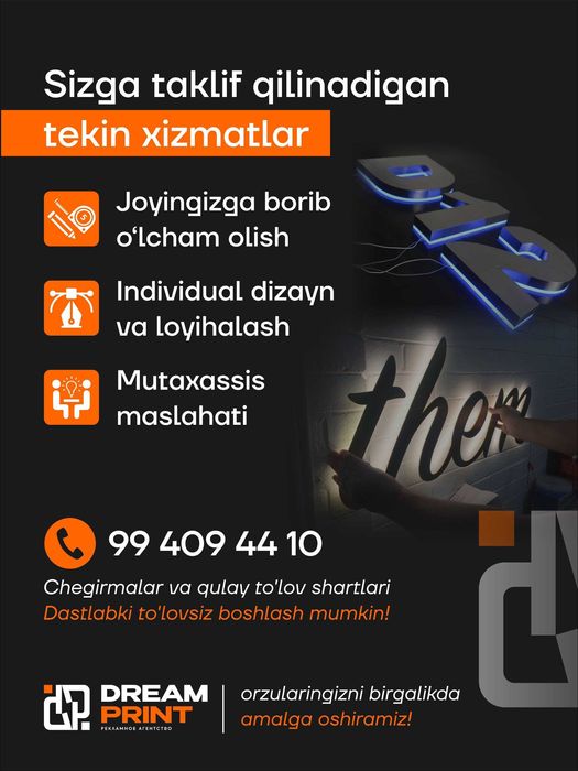 Tashqi Reklama  Banner Bukva