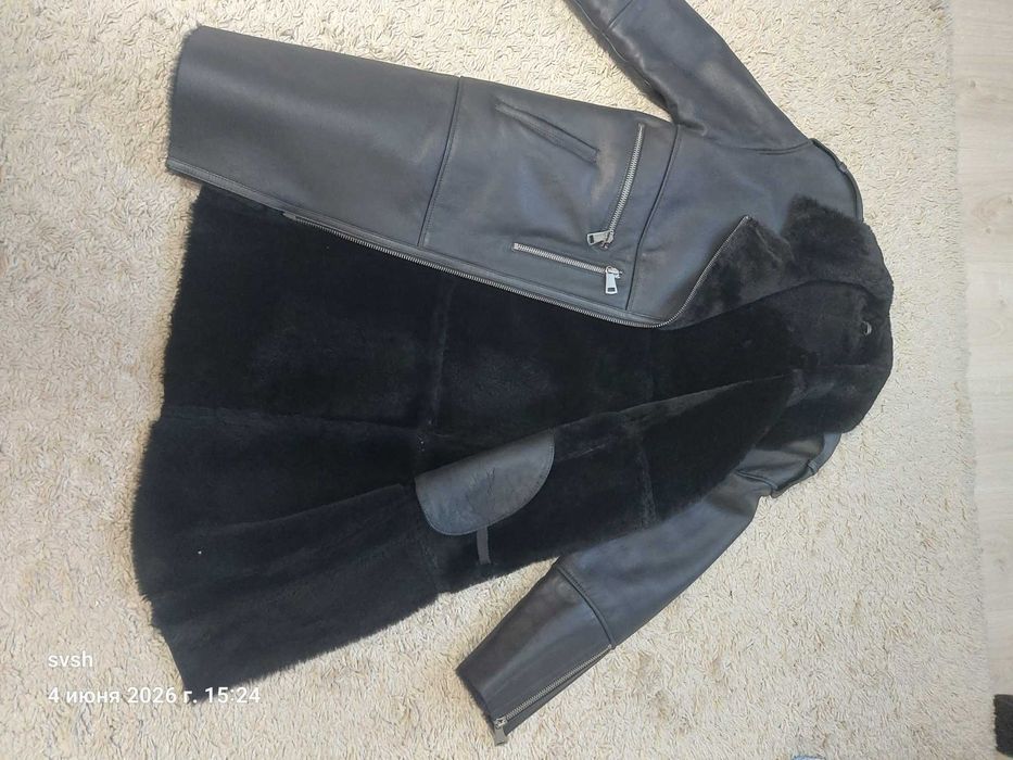 Продам кожаную дубленку