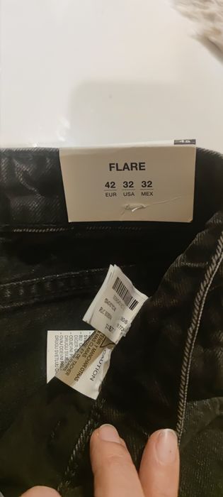 Дънки ZARA със страничен цип