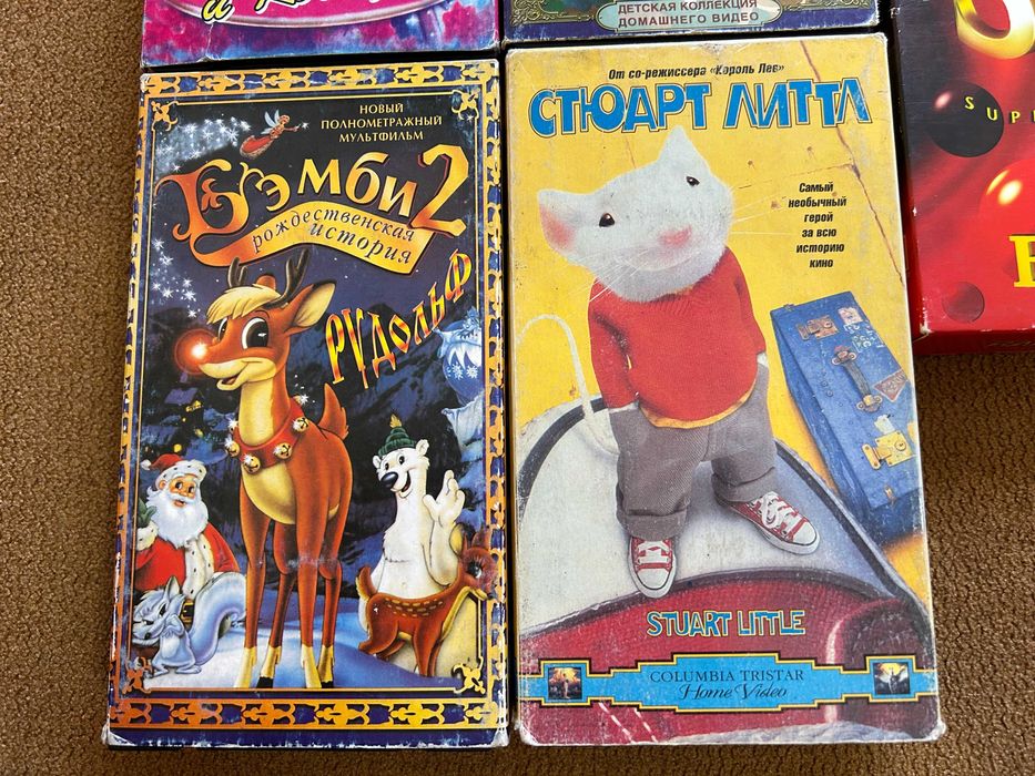 видеокассеты (мультфильмы)