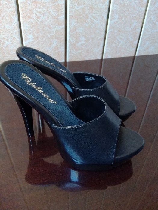 Босоножки женские (Fabulicious-Cocktail-501L-Platform-Sandals-Leather)