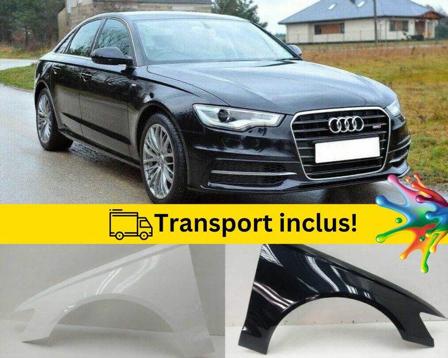 Aripa Audi A6 C7 4G 2010-2017 OTEL Negru Gri Albastru Alb Maro Rosu