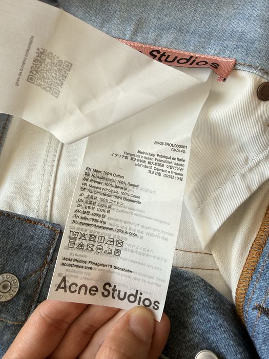 Blugi Acne Studios Trompe L’oeil