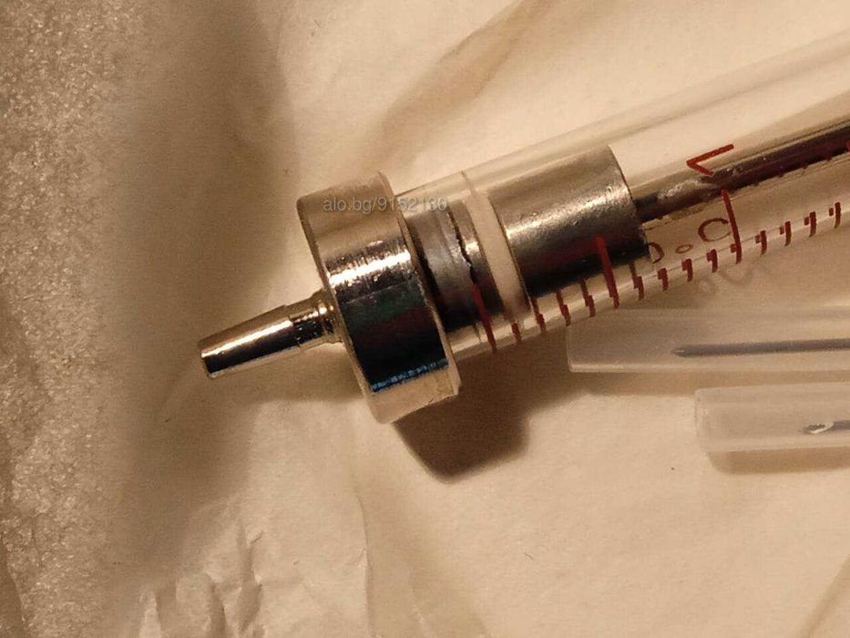 Спринцовка стъклена 2 мл, нова