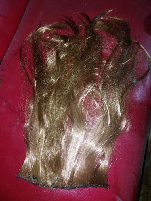 Волосы натуральрые и парик на типсах