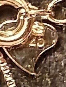 Серебряное колье Китай