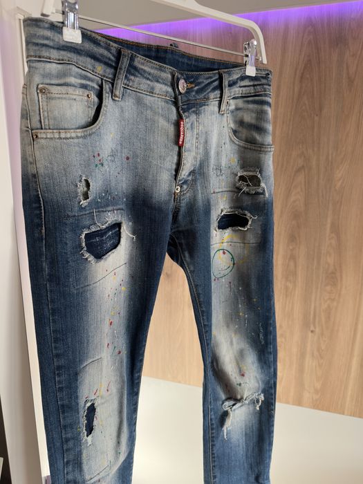 Dsquared2 дънки син деним размер S / 33