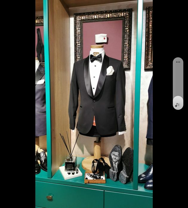 Costum Smoking de mire sau de gala, deosebit, made in Italy, Cerruti