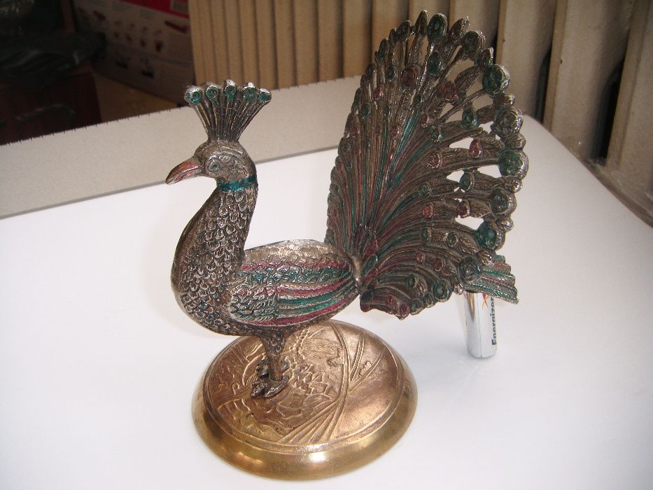 Уникални бронзови пауни /семейство паунови/