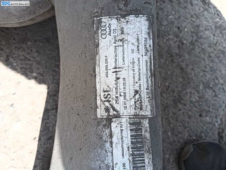 Punte Spate cu Fuzete Audi A8 D3 2003 - 2010 Cod 4E0505235F [X3680]