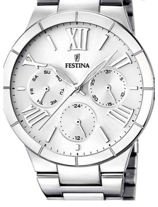 Festina Мултифункционален часовник от неръждаема стомана