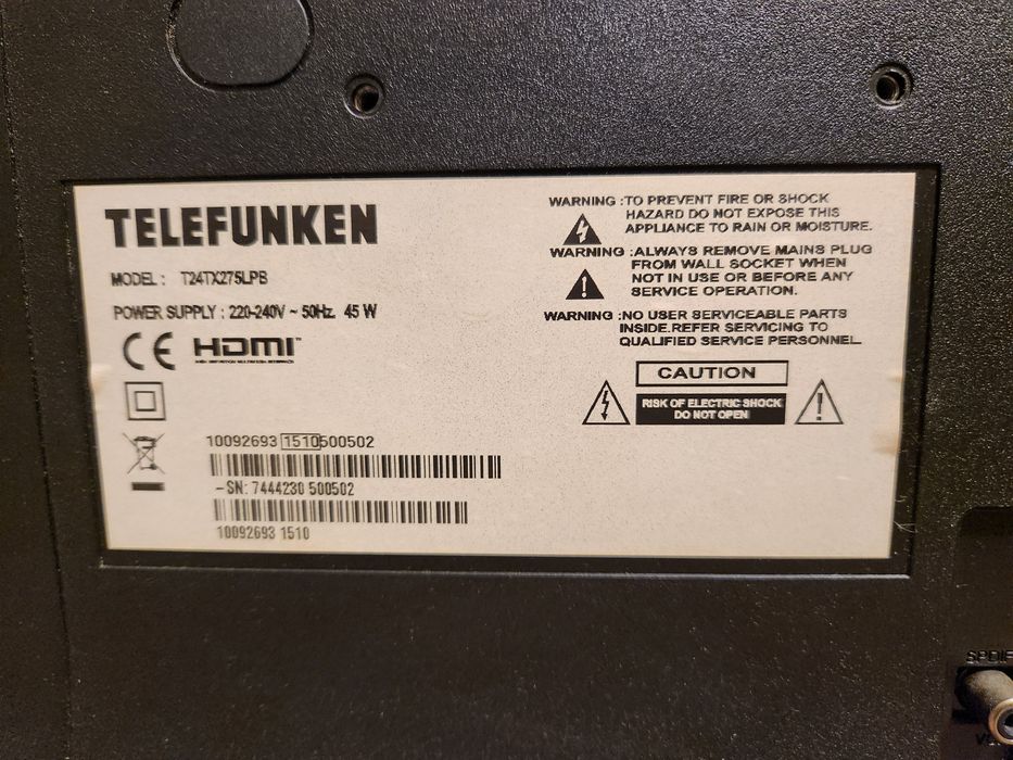 Телевизор Телефункен 24 инча