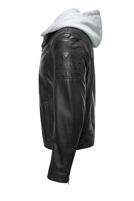 Geaca de Piele Barbati Gipsy Neagra Rylo