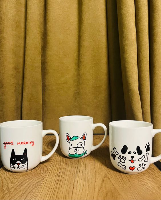 Ръчно рисувани чаши