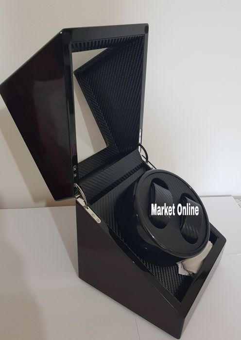 Cutie intoarcere pentru 2 ceasuri automatice,Watch Winder-Carbon