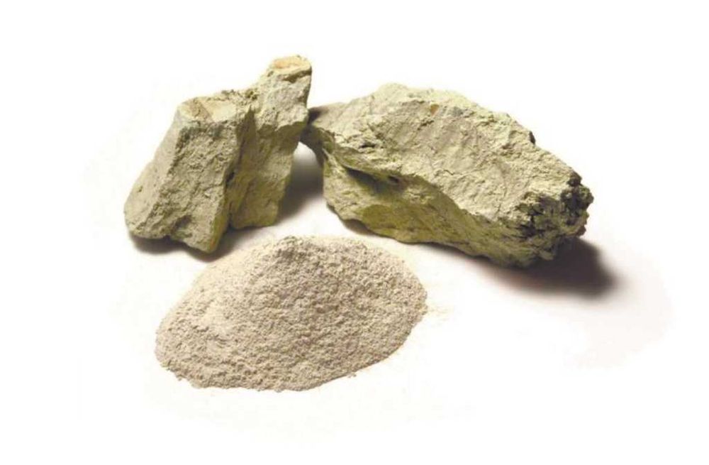 Бентонит глина мука порошок Bentonite powder lump