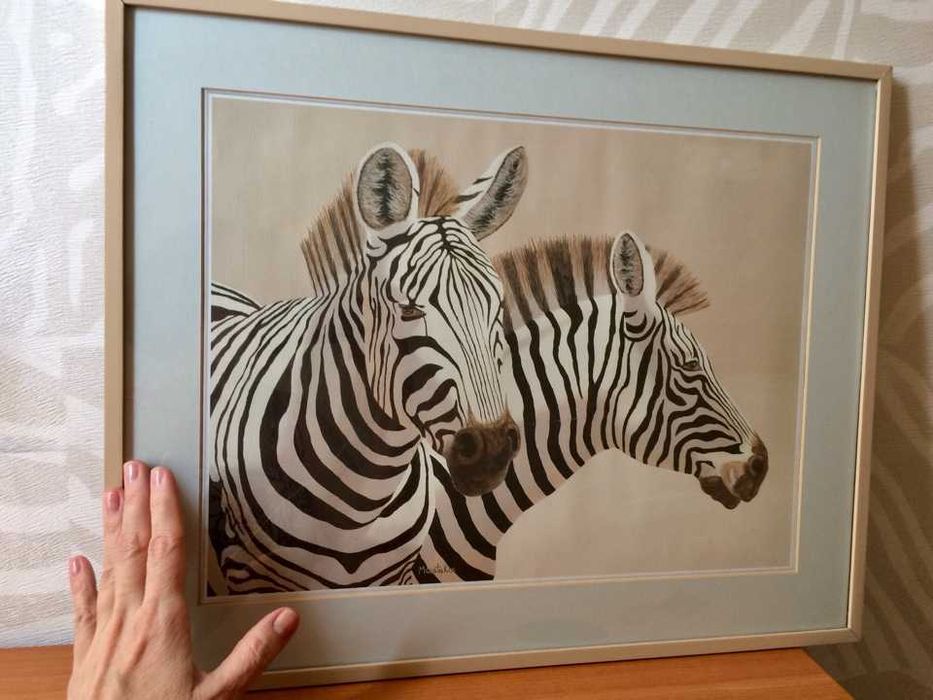 Симпатичная-картина Зебры.