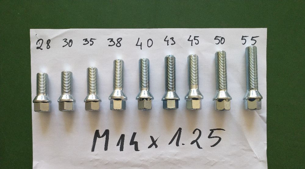 Prezoane  BMW M14 x 1,25 Toate dimensiunile pe stoc