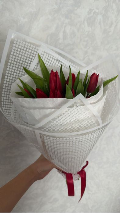 Тюльпаны свежие букеты