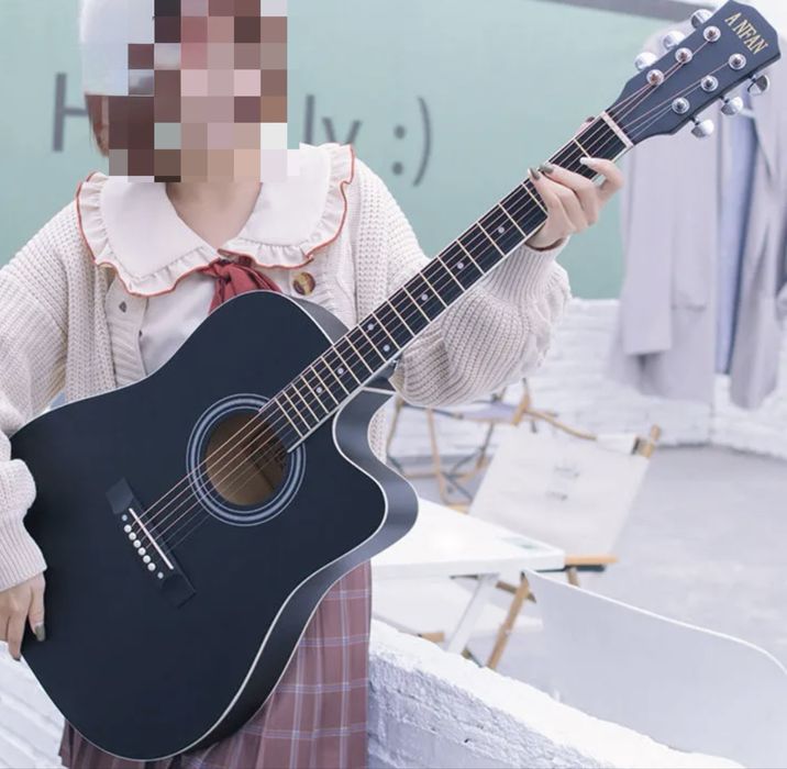 Гитара, қара түсті, новый қолданылмаған